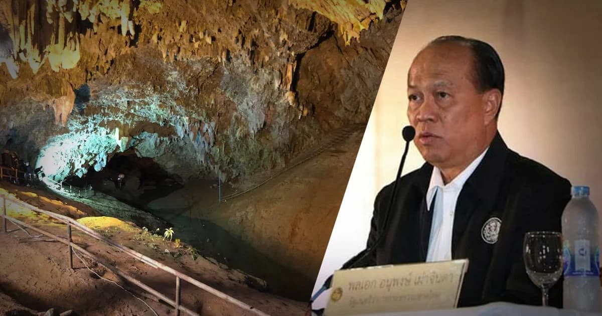 มท.1 บินเชียงราย ประเมินแผนค้นหา 13 ชีวิตติดถ้ำหลวง