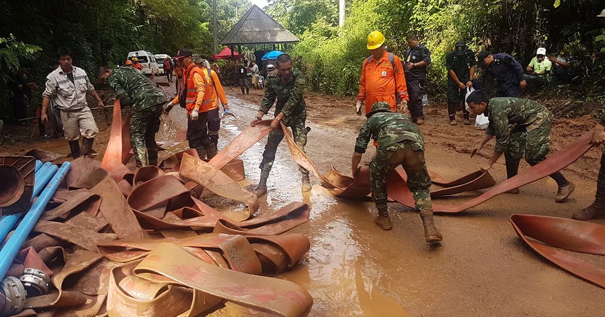 ญี่ปุ่นส่งผู้เชี่ยวชาญ 2 คน ร่วมระบายน้ำถ้ำหลวง