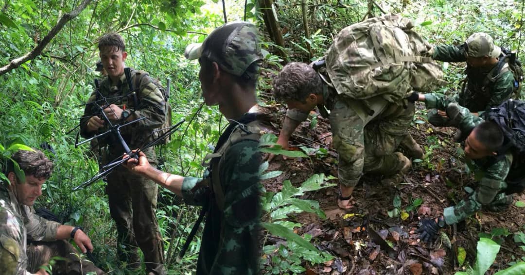 ร่วมแรงร่วมใจ ! ปฏิบัติการร่วมของทหาร “ไทย-US” ที่ถ้ำหลวง