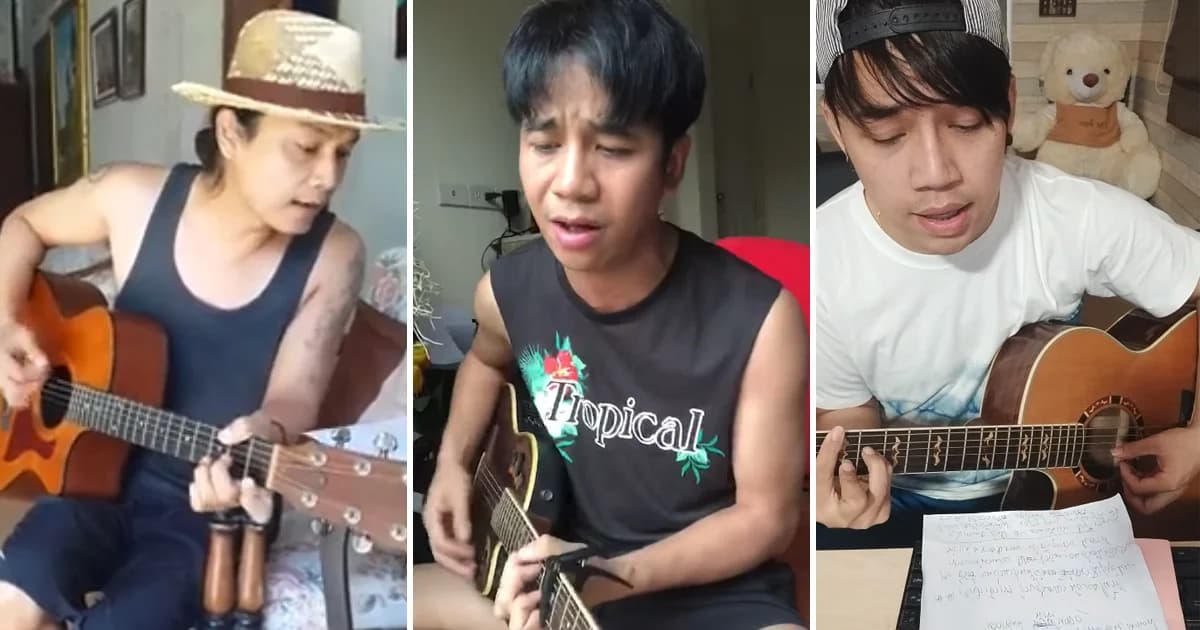 ก้อง ห้วยไร่, เก่ง วงเฟลม, เอ๋ สันติภาพ แต่งเพลงให้กำลังใจ 13 ชีวิตติดถ้ำหลวง