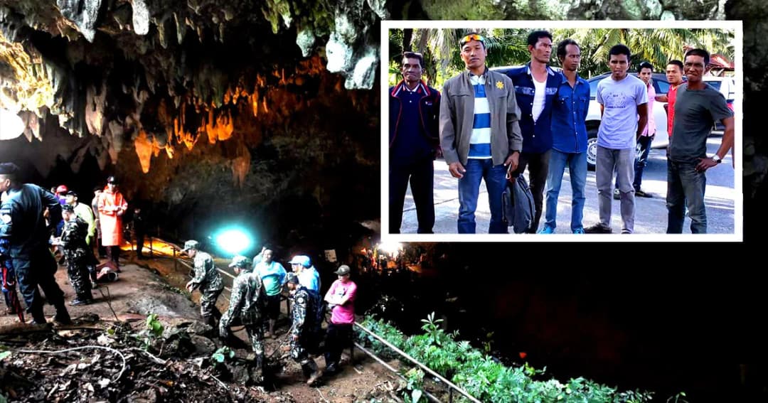 ทีมรับจ้างเก็บรังนก ชำนาญการปีนถ้ำ เดินทางร่วมค้นหาทีมหมูป่า