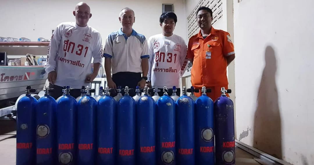 กู้ภัยฮุก 31 โคราช ส่งอุปกรณ์ดำน้ำ 40 ชุด ช่วยภารกิจค้นหา 13 ชีวิต ติดถ้ำหลวง
