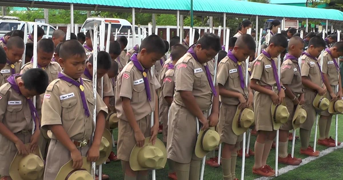 ลูกเสือพิจิตรรวมใจ ส่งกำลังใจถึง 13 หมูป่า-ทีมช่วยเหลือ