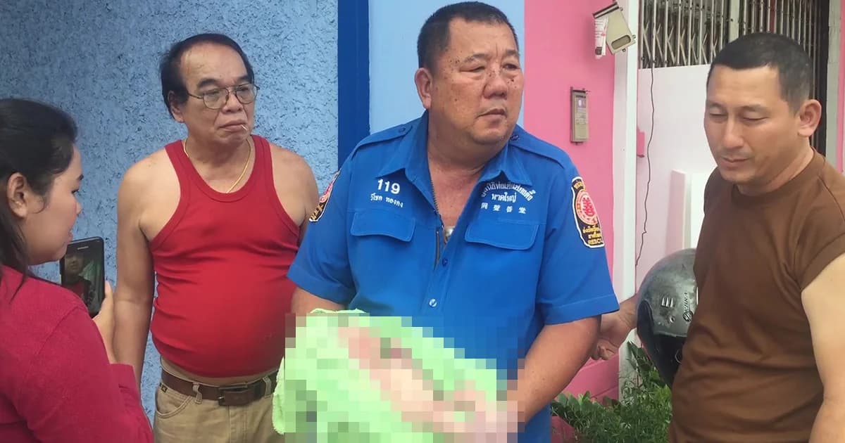 หนุ่มสงขลาพบทารกแรกเกิดถูกทิ้งข้าง สภ.หาดใหญ่