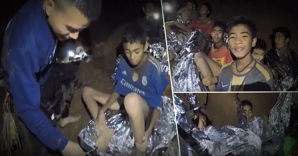 เผยคลิปล่าสุด ! เด็กๆ ‘ทีมหมูป่า’ ยิ้มออก แพทย์คอยดูแลใกล้ชิด