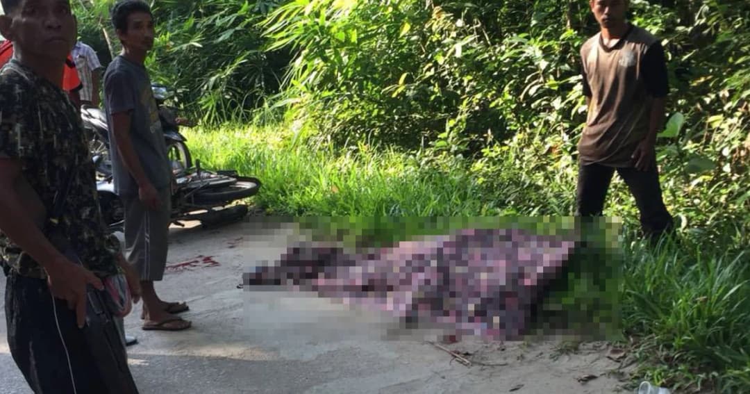 อุกอาจ ! คนร้ายประกบยิงลูกจ้าง รปภ.โรงเรียน ดับริมป่าสวนยางปัตตานี