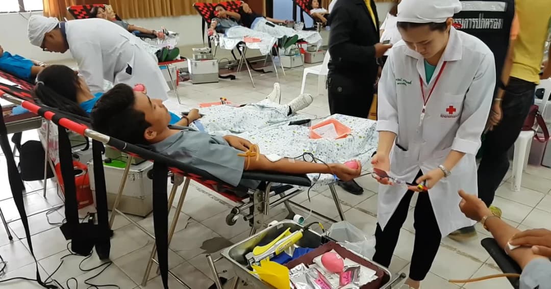 ร่วมบริจาคโลหิต ถวายเป็นพระราชกุศล วันเฉลิมพระชนมพรรษาฯ ร.10