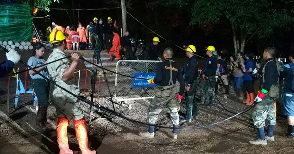 เร่งเติมออกซิเจนเข้าถ้ำหลวง กลางคืนเหมาะนำเด็กออกจากถ้ำ
