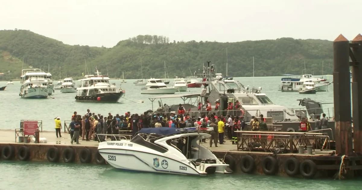 ญาติทยอยรับศพจากเหตุเรือล่มที่ภูเก็ต ล่าสุดดับ 33 สูญหาย 23