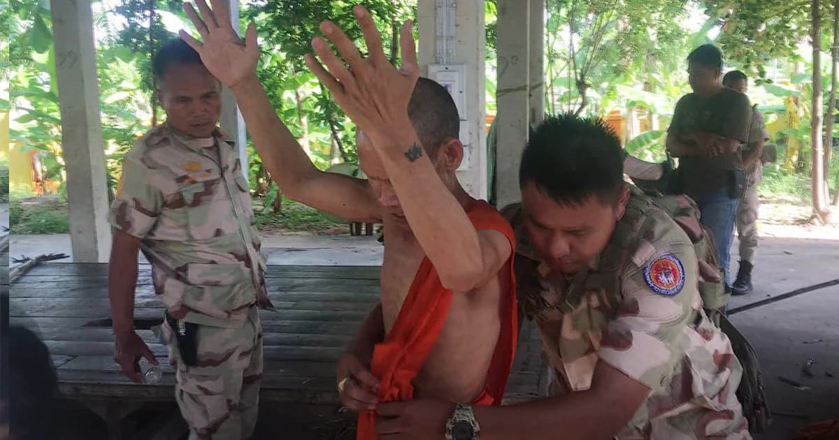 รวบพระสงฆ์ 2 รูป มั่วสุมเสพยาคาวัด จ.มหาสารคาม