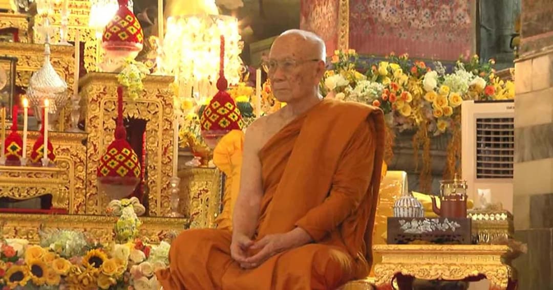 สมเด็จพระสังฆราช เสด็จบำเพ็ญกุศลวันคล้ายวันมรณภาพพระญาณดิลก ณ วัดเสนาสนาราม