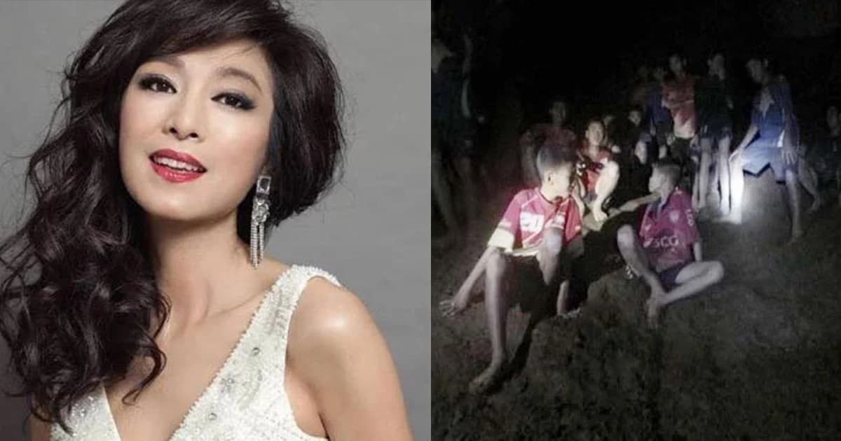 “หมีเซียะ” ดาราดังฮ่องกงส่งกำลังใจให้ 13 ชีวิต ทีมหมูป่า