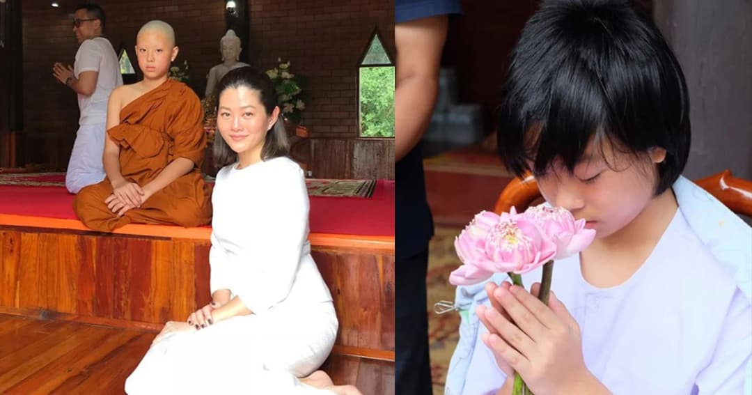 สูู่ขวัญปลื้ม ! สามเณรปราบ บวชวันเกิด