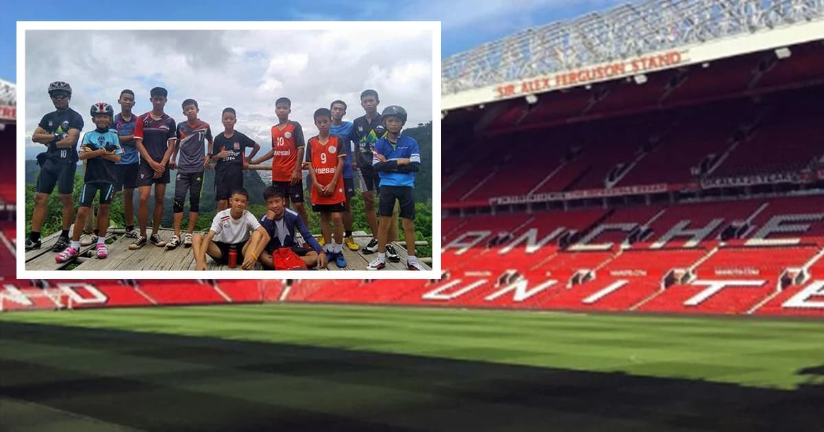 แมนเชสเตอร์ ยูไนเต็ด แสดงความยินดี ทีมหมูป่าทั้งหมด ออกจากถ้ำหลวงได้สำเร็จ