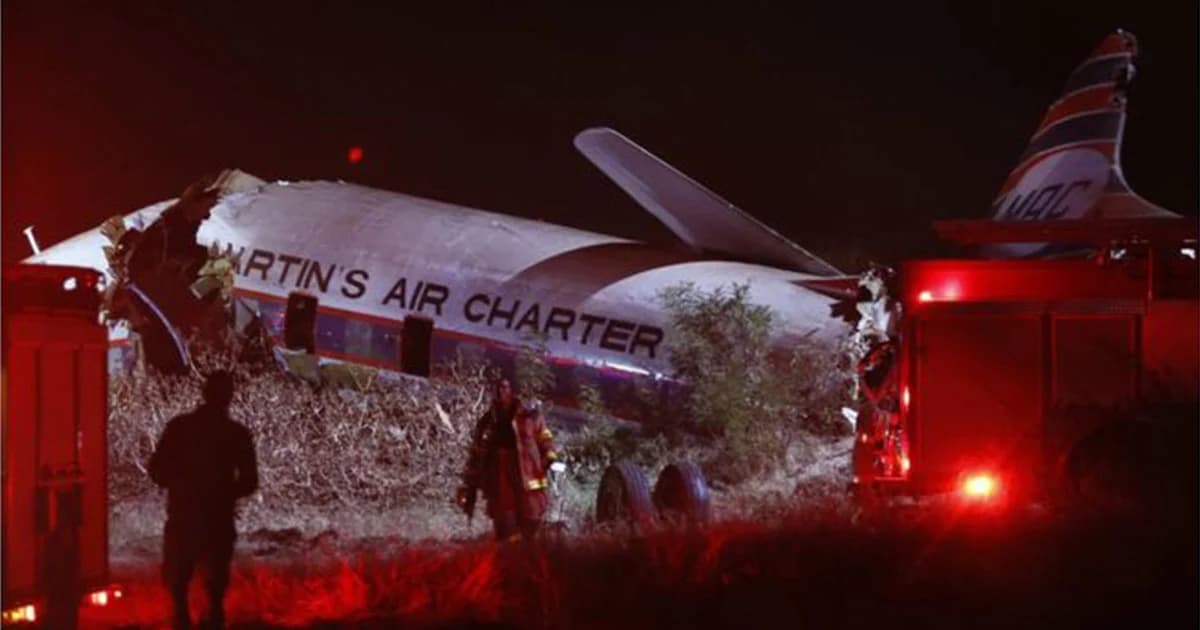 เครื่องบินโดยสารตกในแอฟริกาใต้ บาดเจ็บร่วม 20 ราย