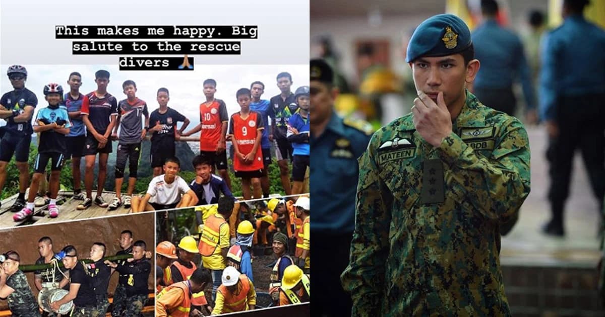 “เจ้าชายบรูไน” ยินดี 13 หมูป่าปลอดภัย-ทรงยกย่องทีมดำน้ำ