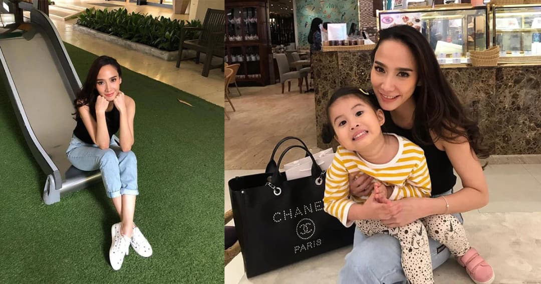 “อั้ม พัชราภา” อยู่กับหลานมายูทั้งวัน เหนื่อยยิ่งกว่าทำงานทั้งเดือน