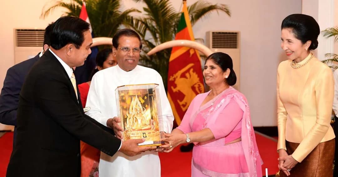 ปธน.ศรีลังกา ยินดีช่วยทีมหมูป่าสำเร็จ-มอบหน่อโพธิ์ศักดิ์สิทธิ์ให้ไทย