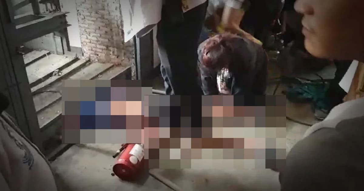 สุดสยอง ! ลิฟต์ขนของทับศีรษะหนุ่มพม่าดับ ภายในโรงงาน ย่านเจริญกรุง