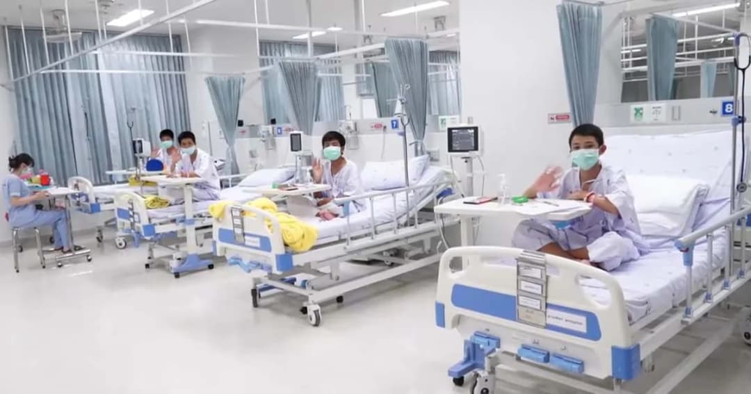 สธ. อนุญาตเผยแพร่คลิปคำพูดครั้งแรกของทีมหมูป่าทั้ง 13 คน