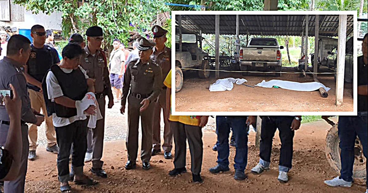 คืบหน้า ทำเเผน ผู้ช่วยผู้ใหญ่บ้าน ยิงเเม่เลี้ยง น้องสาวดับ