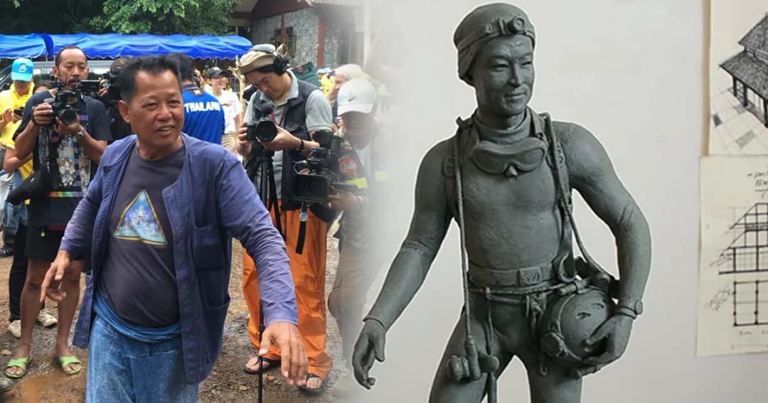 อ.เฉลิมชัย บุกถ้ำหลวงดูที่ตั้งอนุสาวรีย์จ่าแซม-บิ๊กคลีนนิ่งวันที่ 2