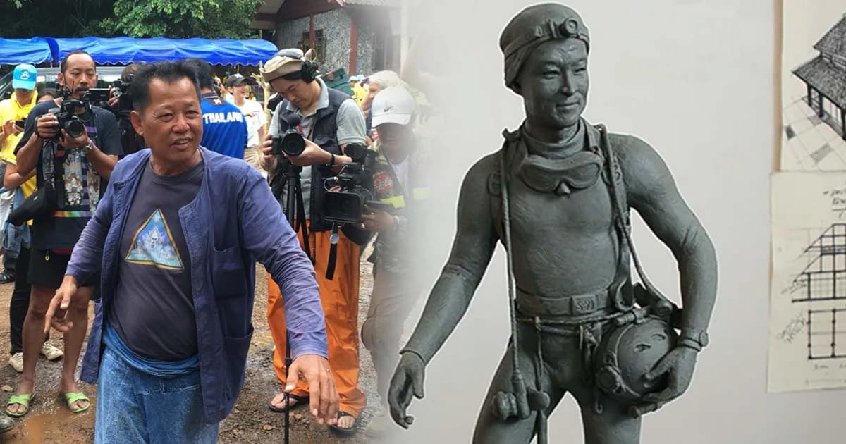 อ.เฉลิมชัย บุกถ้ำหลวงดูที่ตั้งอนุสาวรีย์จ่าแซม-บิ๊กคลีนนิ่งวันที่ 2