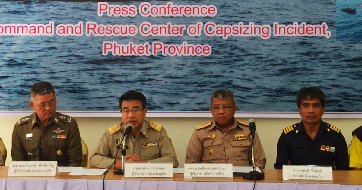 ยุติการค้นหาผู้ประสบภัยเรือฟินิกซ์ พร้อมจ่ายเงินเยียวยากว่า 61 ล้าน