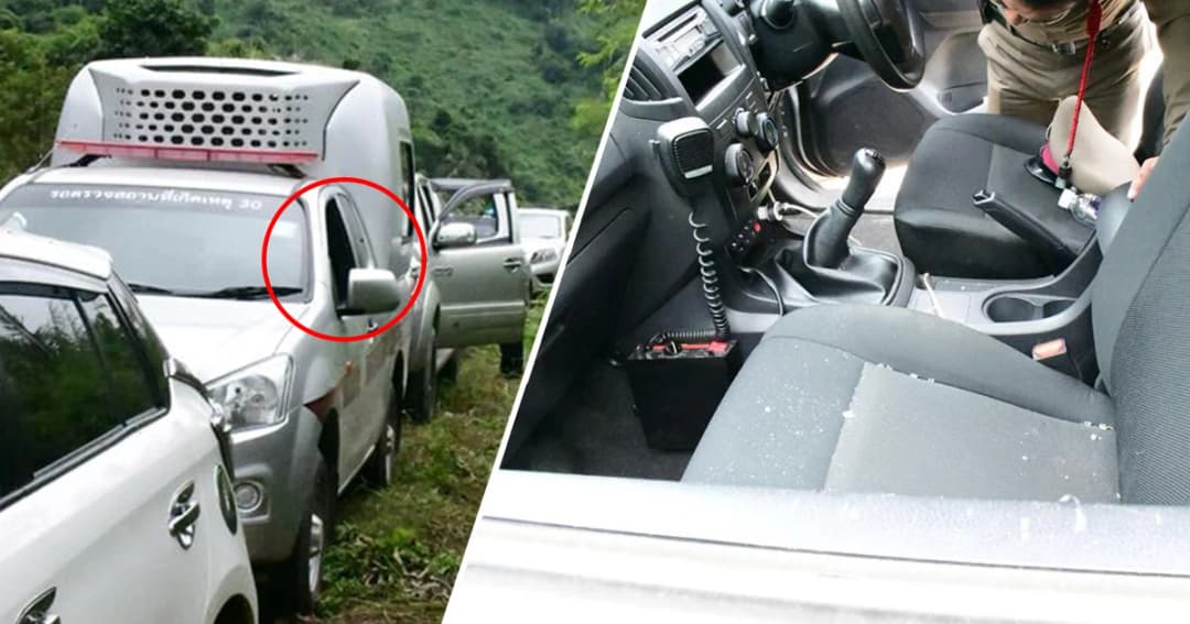 โจรเหิมหนัก! ทุบกระจกรถตำรวจ 2 คันรวด ฉก ว.-กล้องหน้ารถ หน้าถ้ำหลวง