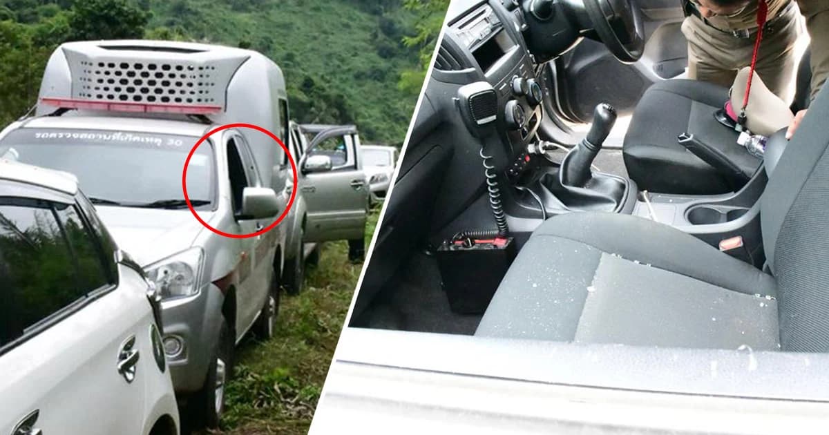 โจรเหิมหนัก! ทุบกระจกรถตำรวจ 2 คันรวด ฉก ว.-กล้องหน้ารถ หน้าถ้ำหลวง