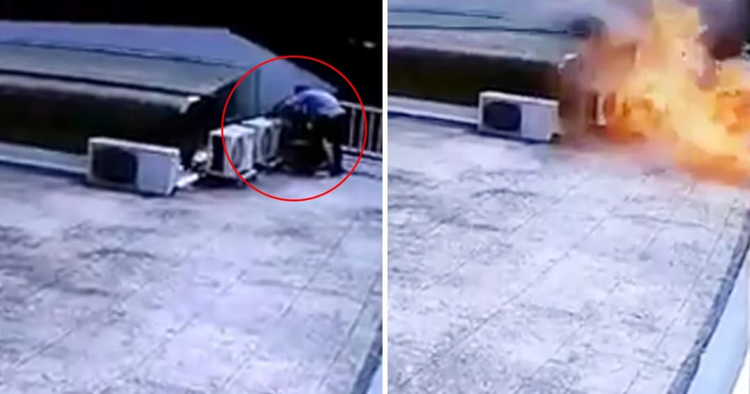 เตือนภัย! ช่างซ่อมเครื่องปรับอากาศผิดวิธี ระเบิดใส่ไม่รู้ตัว