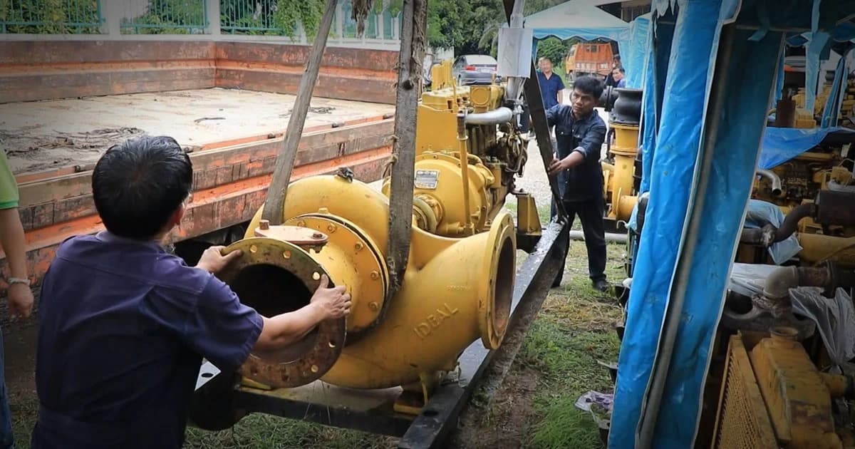 เชียงใหม่เตรียมเครื่องสูบน้ำกว่า 60 ตัว ป้องกันน้ำท่วม