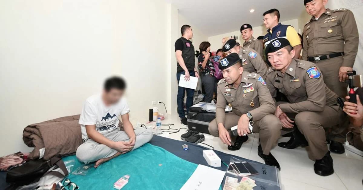 ทลายแก๊งคอลเซ็นเตอร์จีน รวบ 25 ผู้ต้องหา ยึดเงินสดกว่า 13 ล้าน