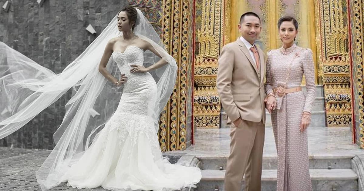 สะพรึง! “อุ้ม ลักขณา” สวยสง่าในชุดเจ้าสาว