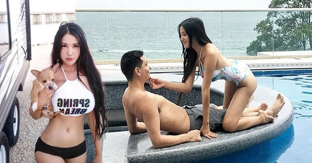 สุดแซ่บ! “เปิ้ล ไอริณ” ควงแฟนหนุ่มโชว์แซ่บกลางสระน้ำ