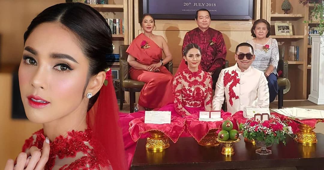 แต่งแล้วจ้า! “อุ้ม ลักขณา” ควง “บอล กฤษณะ” วิวาห์ ยกน้ำชาแบบไทย-จีน