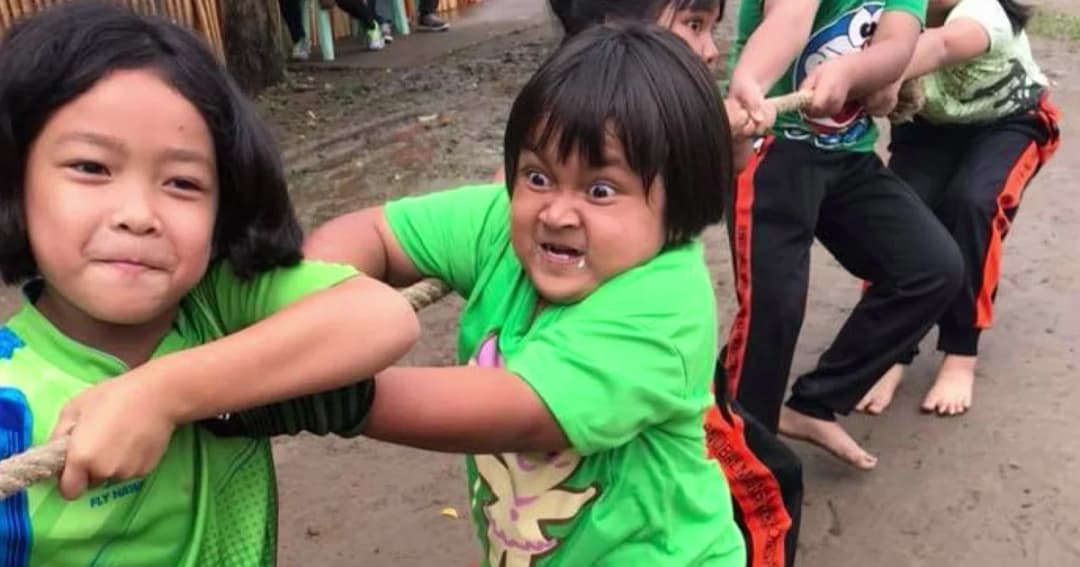 เปิดใจ “น้องแตงโม” แข่งชักเย่อ สีหน้าจริงจังสุดๆ เพราะต้องการขู่คู่ต่อสู้