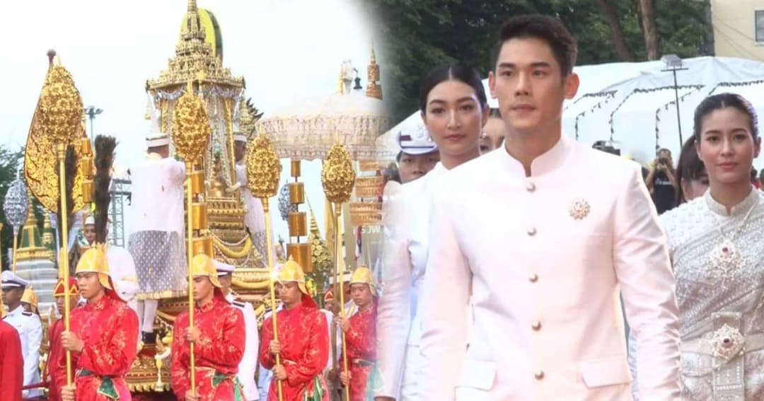 ตระการตาริ้วขบวนพระบรมธาตุ เฉลิมพระเกียรติ ร.10