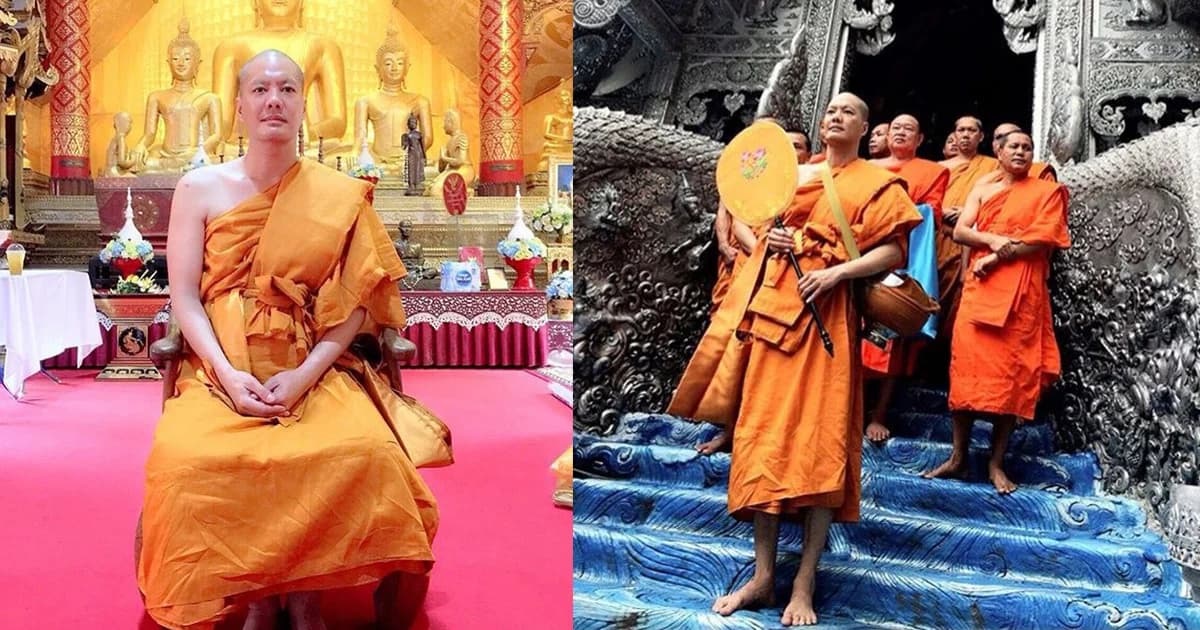 อนุโมทนาบุญ “เคลลี่” เข้าพิธีอุปสมบทแบบเรียบง่ายที่เชียงใหม่