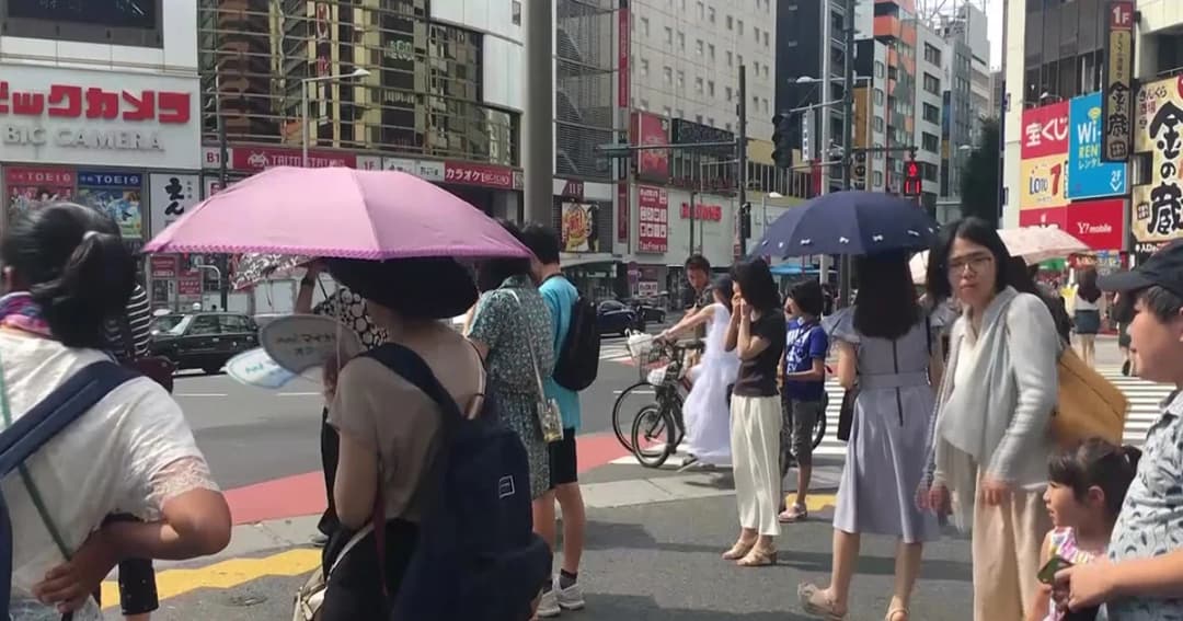 คลื่นความร้อนรุนแรง ญี่ปุ่นได้รับผลกระทบหนักมีผู้เสียชีวิตเกือบ 40 คน