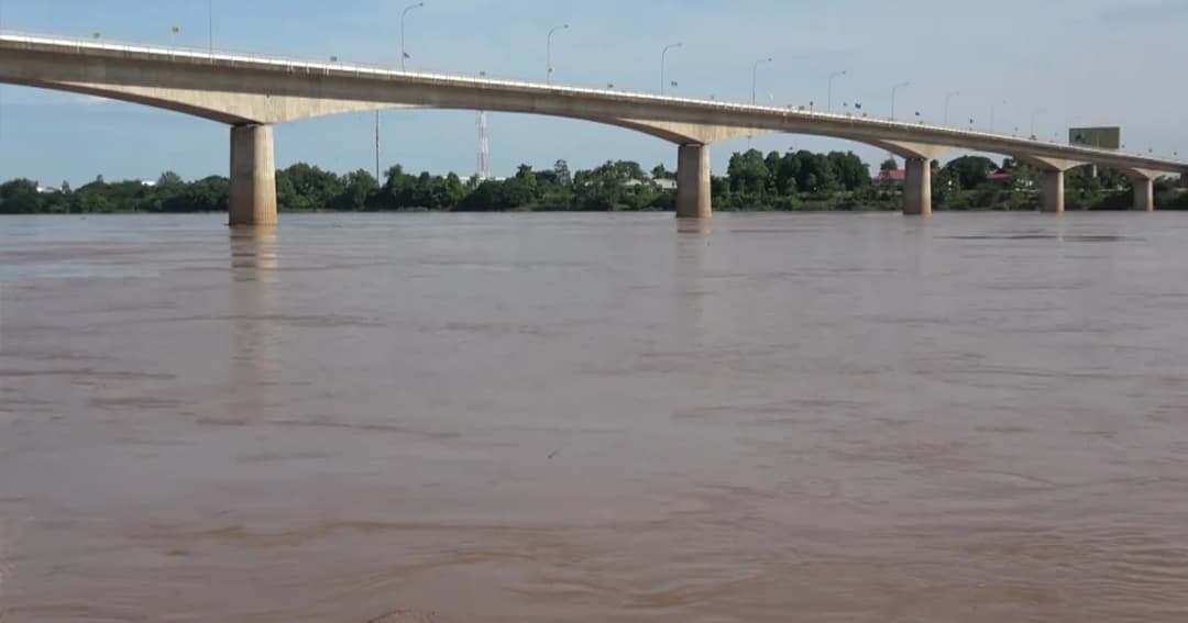 น้ำโขงที่หนองคาย ขึ้นฉับพลันวันเดียวเมตรกว่า ทะลุระดับ 8 ม. แล้ว