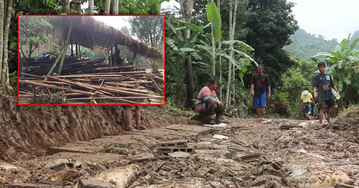 พายุเซินติญถล่มสังขละบุรี ทำ ปชช. เดือดร้อนกว่า 1 พัน ครัวเรือน