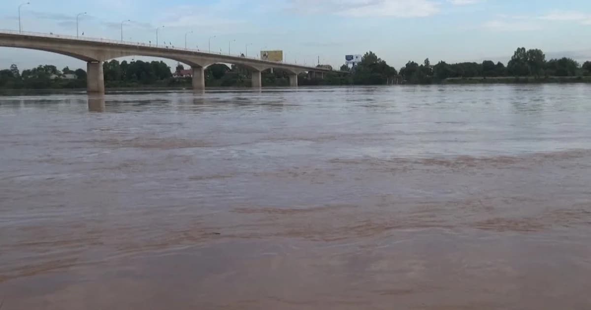 น้ำโขง จ.หนองคาย ขึ้นสูงทะลุ 10 เมตร ทำสถิติสูงสุดในรอบปี