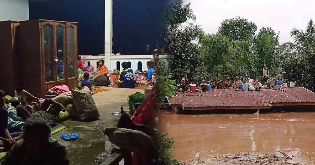 “ราชบุรีโฮลดิ้ง” แจงเขื่อนแตกที่ลาว-ผู้ว่าฯ บึงกาฬ เตือนอย่าตระหนก