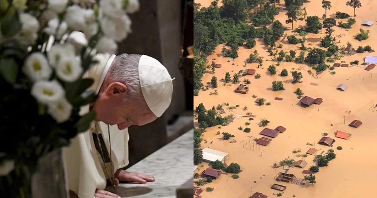 โป๊ปฟรานซิส ส่งพระราชสาส์นให้กำลังใจชาวลาว กรณีเขื่อนแตก