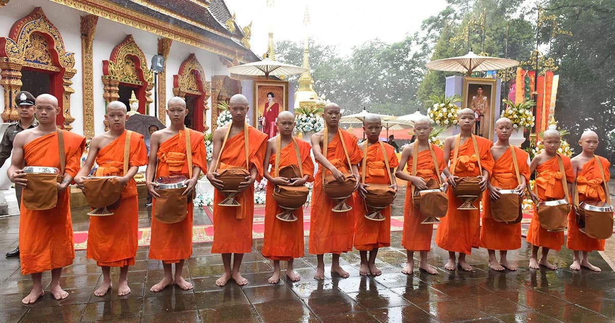 พิธีบรรพชา-อุปสมบททีมหมูป่าฯ ‘พระเอก’ ได้ฉายา ‘พระวิสารโทภิกขุ’ หรือ ผู้องอาจ-แกล้วกล้า
