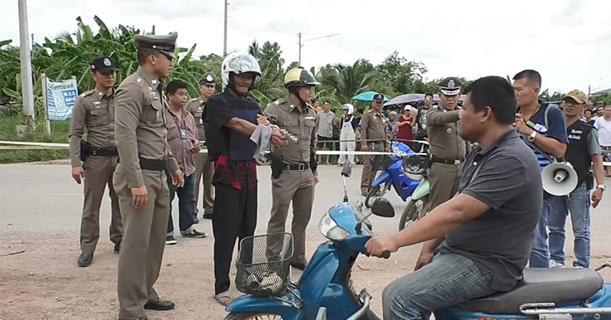 มอบตัวเเล้ว ! ชายชราวัย 73 ยิงดับ 2 ศพ อ้าง เด็กรุ่นลูกหมิ่นศักดิ์ศรี