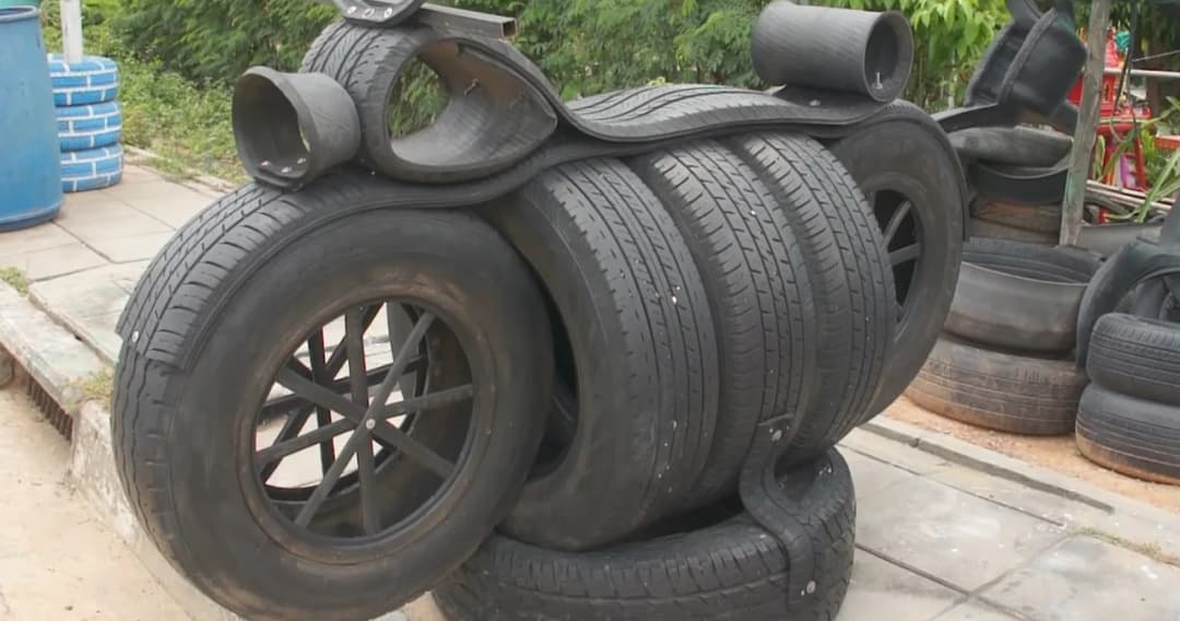 เสกยางให้ทำเงิน งานฝีมือไอเดียเจ๋งๆ