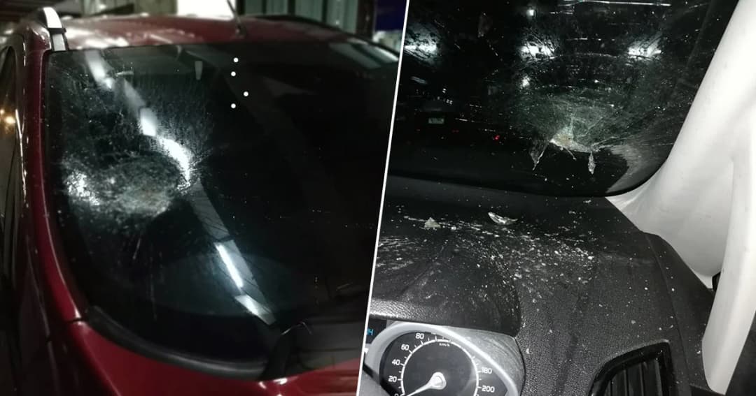 ตำรวจเร่งล่าคนร้าย ปาขวดแก้วใส่รถ บนสะพานพระปิ่นเกล้า เหยื่อได้รับบาดเจ็บ