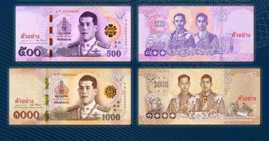 ธปท. ออกธนบัตร ร.10 ราคา 500 และ 1,000 บาท เริ่ม 28 ก.ค. นี้